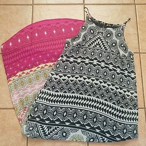 Tribal print maxi dress